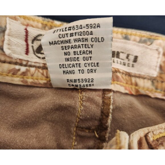 Vintage Womens Z Cavaricci Pants‎ Tan Velvet 7 Mid Rise Boot Cut White Label EUC - Picture 16 of 16